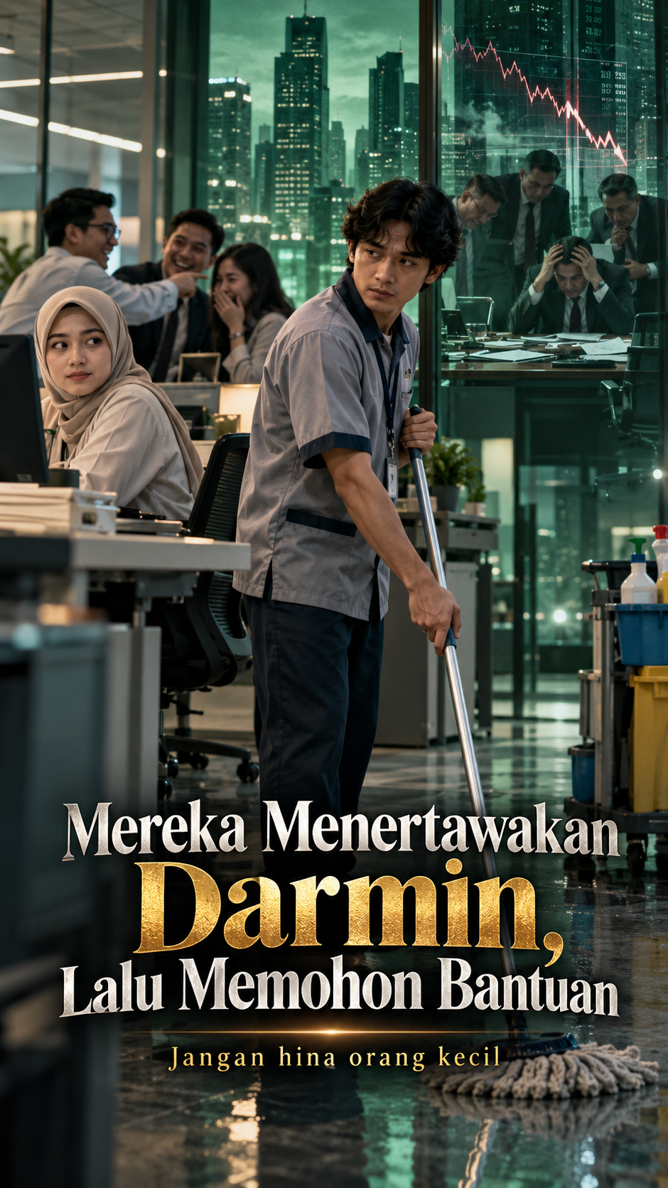 Poster Mereka Menertawakan Darmin, Lalu Memohon Bantuan