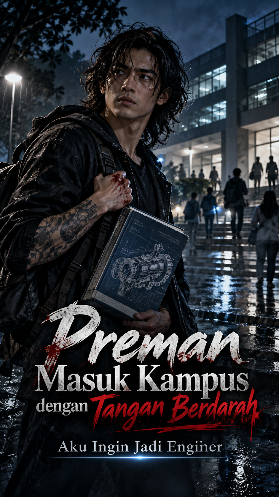 Poster Preman  Masuk Kampus dengan Tangan Berdarah